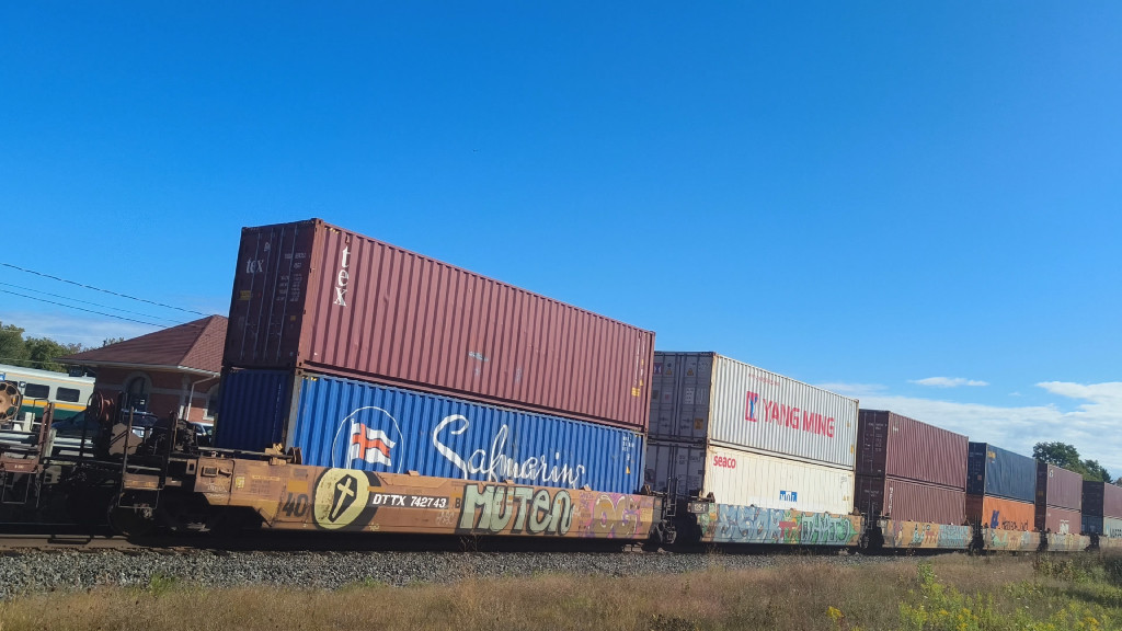 DTTX 742743 (5 Section Well Car Altogther)